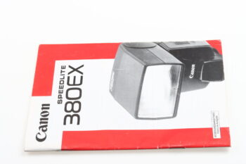 Canon Speedlite 380EX Bedienungsanleitung