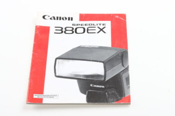 Canon Speedlite 380EX Bedienungsanleitung