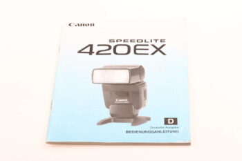 Canon Speedlite 420EX Bedienungsanleitung