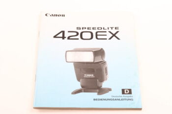 Canon Speedlite 420EX Bedienungsanleitung