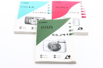Canon Konvolut diverse Ixus Anleitungen