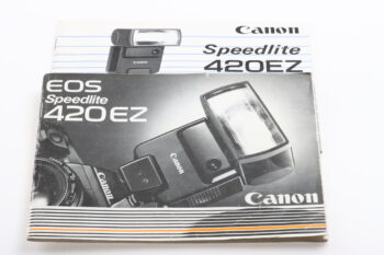 Canon Speedlite 420EZ Bedienungsanleitung (DE/EN)