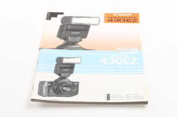 Canon Speedlite 430EZ Bedienungsanleitung (DE/EN/FR/ES)