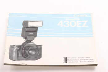 Canon Speedlite 430EZ Bedienungsanleitung (DE/EN/FR/ES)