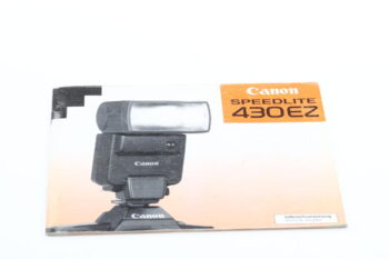 Canon Speedlite 430EZ Bedienungsanleitung (DE/EN/FR/ES)