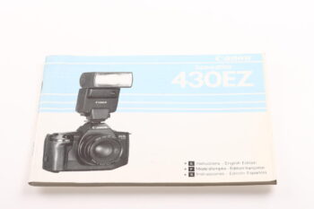 Canon Speedlite 430EZ Bedienungsanleitung (DE/EN/FR/ES)
