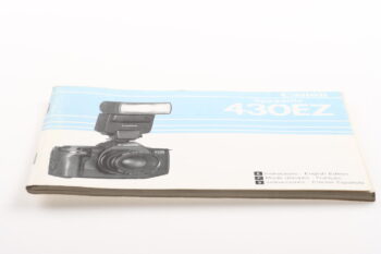 Canon Speedlite 430EZ Bedienungsanleitung (DE/EN/FR/ES)