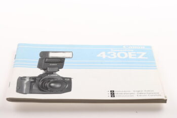 Canon Speedlite 430EZ Bedienungsanleitung (DE/EN/FR/ES)