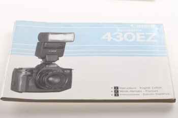 Canon Speedlite 430EZ Bedienungsanleitung (DE/EN/FR/ES)