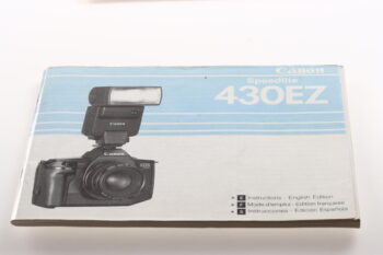 Canon Speedlite 430EZ Bedienungsanleitung (DE/EN/FR/ES)