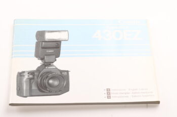 Canon Speedlite 430EZ Bedienungsanleitung (DE/EN/FR/ES)