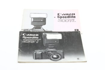 Canon Konvolut diverse Anleitungen für FD Blitze