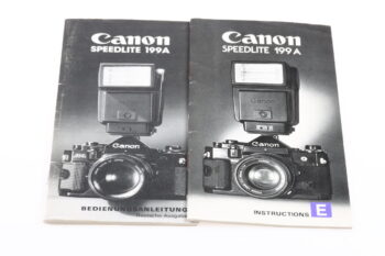 Canon Konvolut diverse Anleitungen für FD Blitze