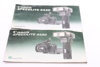 Canon Speedlite 533G Bedienungsanleitung (DE/EN)