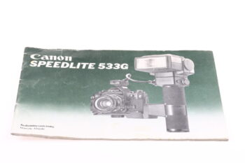 Canon Speedlite 533G Bedienungsanleitung (DE/EN)