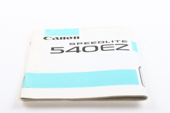Canon Speedlite 540EZ Bedienungsanleitung