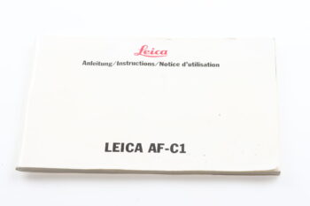 Leica Bedienungsanleitung für AF-C1