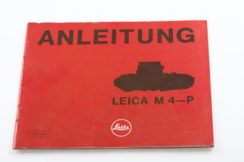 Leica Bedienungsanleitung für M 4-P
