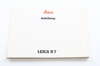 Leica Bedienungsanleitung für R7