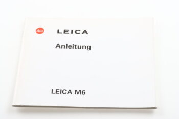 Leica Bedienungsanleitung für M6