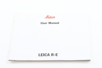 Leica Bedienungsanleitung für R-E
