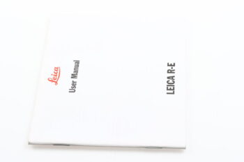 Leica Bedienungsanleitung für R-E