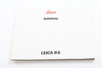 Leica Bedienungsanleitung für R6