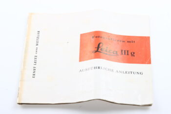 Leica Bedienungsanleitung IIIg
