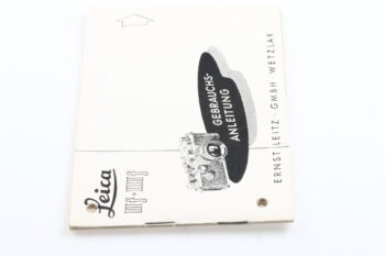 Leica Bedienungsanleitung IIf - IIIf