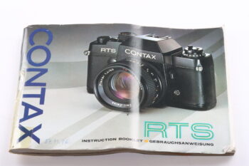 Contax RTS Gebrauchsanweisung (En/De)
