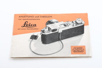 Leica IIIf Bedienungsanleitung und Tabellen
