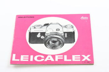 Leica Bedienungsanleitung für Leicaflex