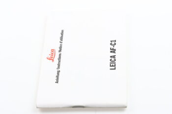 Leica Bedienungsanleitung für AF-C1