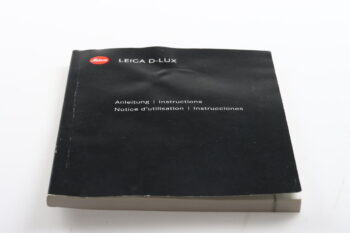Leica D-Lux Anleitung