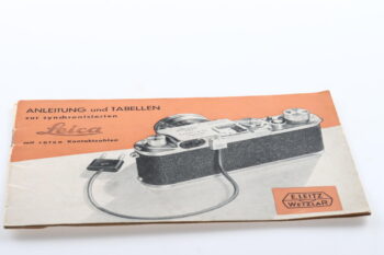 Leica IIIf Bedienungsanleitung und Tabellen