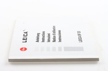 Leica Bedienungsanleitung für SF 20 Blitz