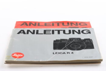 Leica Bedienungsanleitung für R4