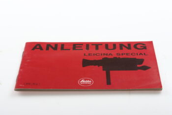 Leica Leicina Special Bedienungsanleitung