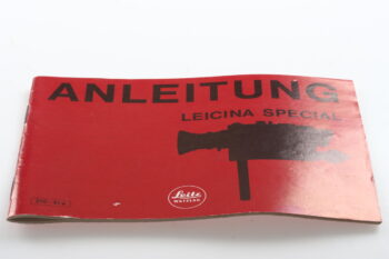 Leica Leicina Special Bedienungsanleitung