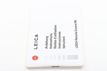 Leica Remote-Control R8 Bedienungsanleitung