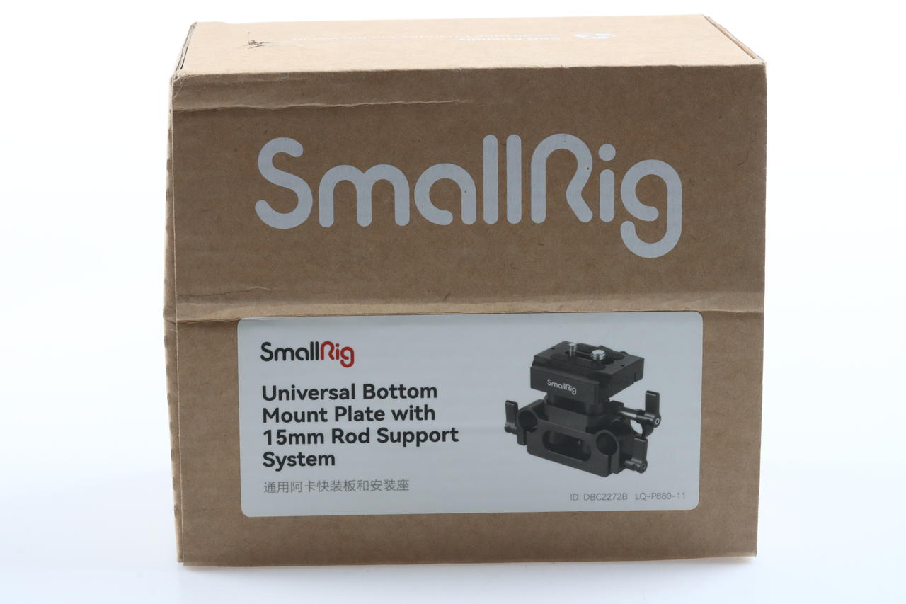 SmallRig DBC2272 Universal 15mm Rail Support System Baseplate