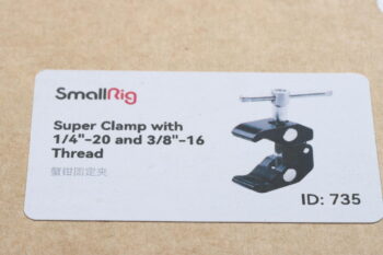 SmallRig 735 Super Clamp with 1/4 and 3/8