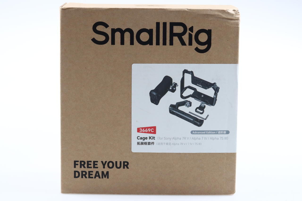 SmallRig 3669C Kamera Cage Kit für Sony Alpha 7 IV 7R V 7S III mit Top Handle