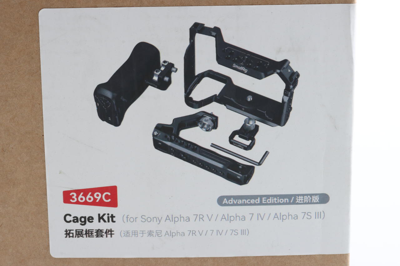 SmallRig 3669C Kamera Cage Kit für Sony Alpha 7 IV 7R V 7S III mit Top Handle