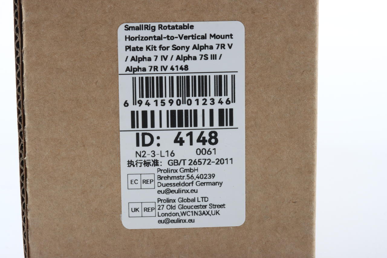 SmallRig 4148 Drehbares Horizontal-Vertikal-Montageplatten-Kit