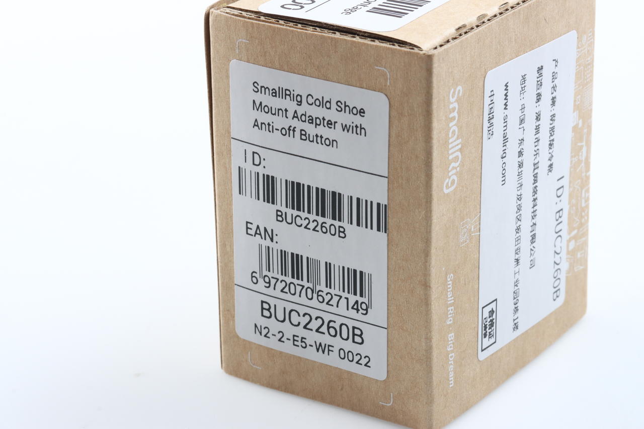 SmallRig 2260B Cold Shoe Montage Adapter mit Sicherheitsstift