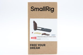 SmallRig 5266 L Bracket mit Holzgriff für Fujifilm GFX100RF schwarz