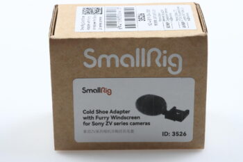 SmallRig 3526 Cold Shoe Adapter mit Windshield Sony ZV E10