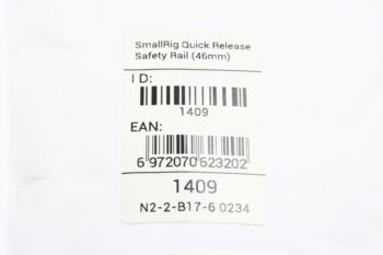 SmallRig 1409 Quick Release Nato Rail mit Sicherheitsstift