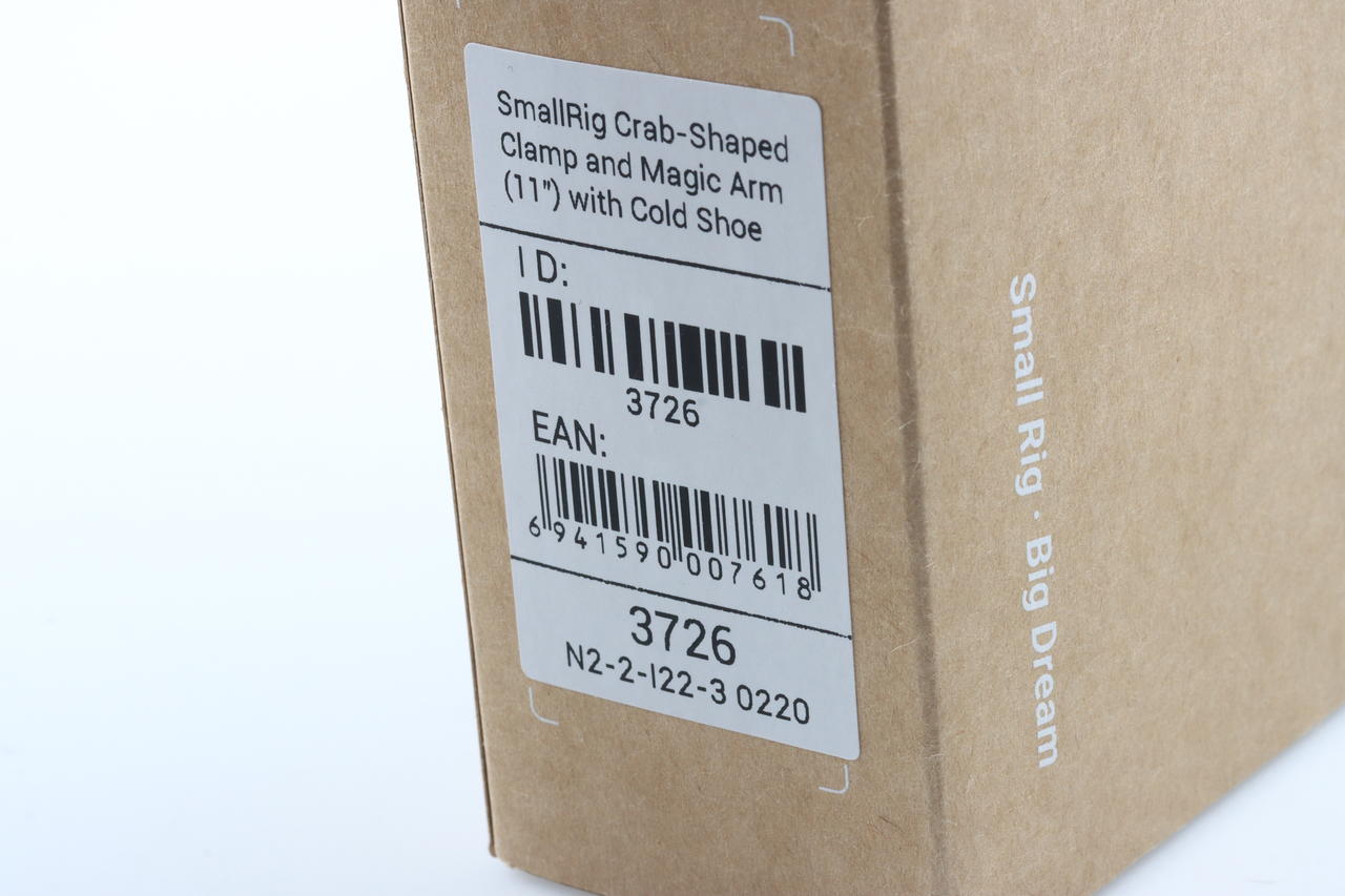 SmallRig 3726 Super Clamp und 11 Gelenkarm mit Cold Shoe Mount Kit